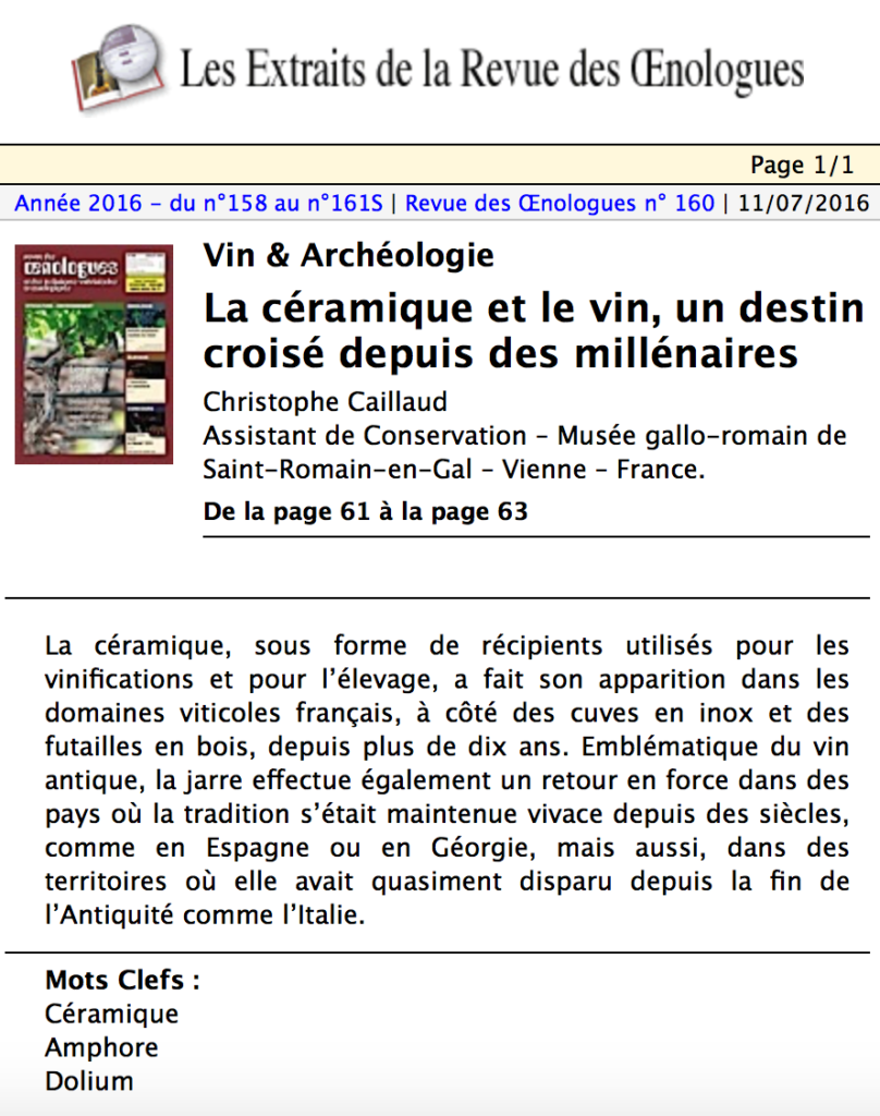 capture resume article revue oenologues